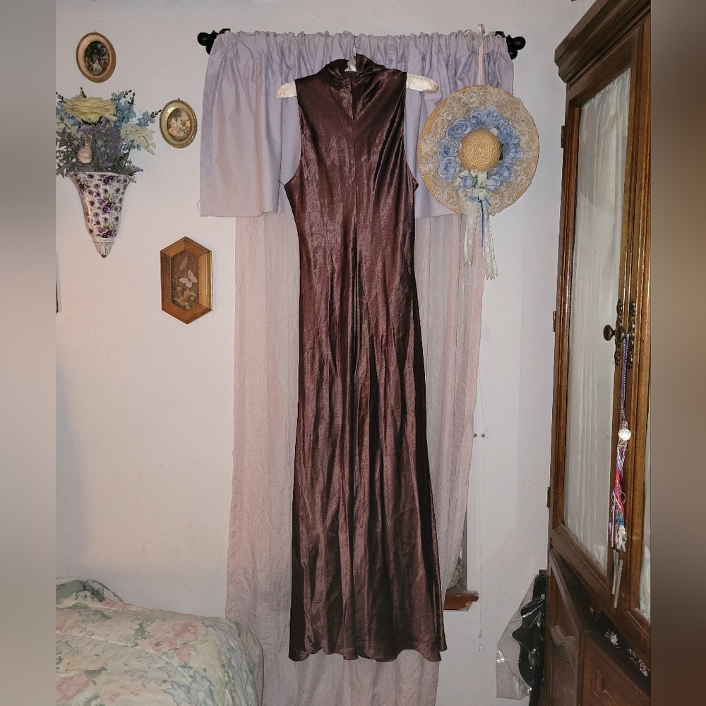 Vince size M brown maxi dress